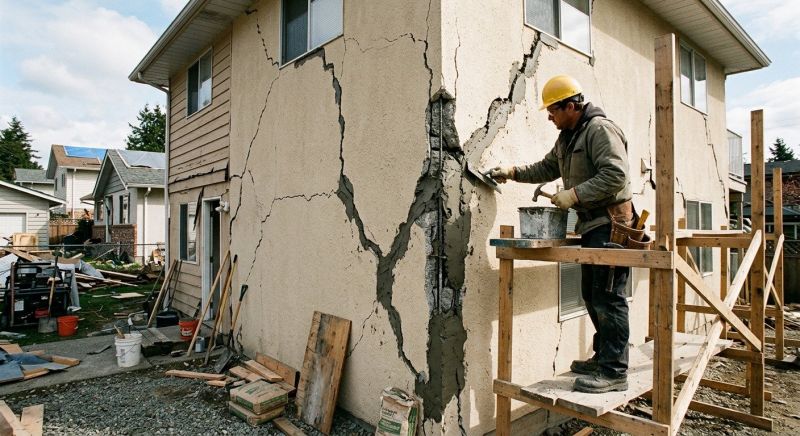 Earthquake Damage Repair project example